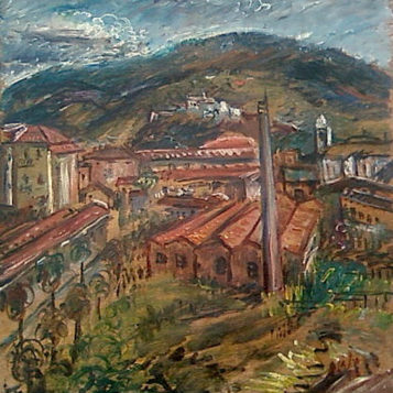 Oscar di Prata - Il castello e i ronchi da ovest